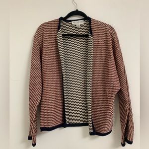 St. John Vintage Red, White & Blue Knit Tweed Cardigan Jacket (size 2 )